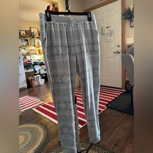 Sonoma Gray Patterned Pajama Pants